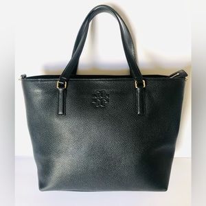 Tory Burch Black Leather Tote